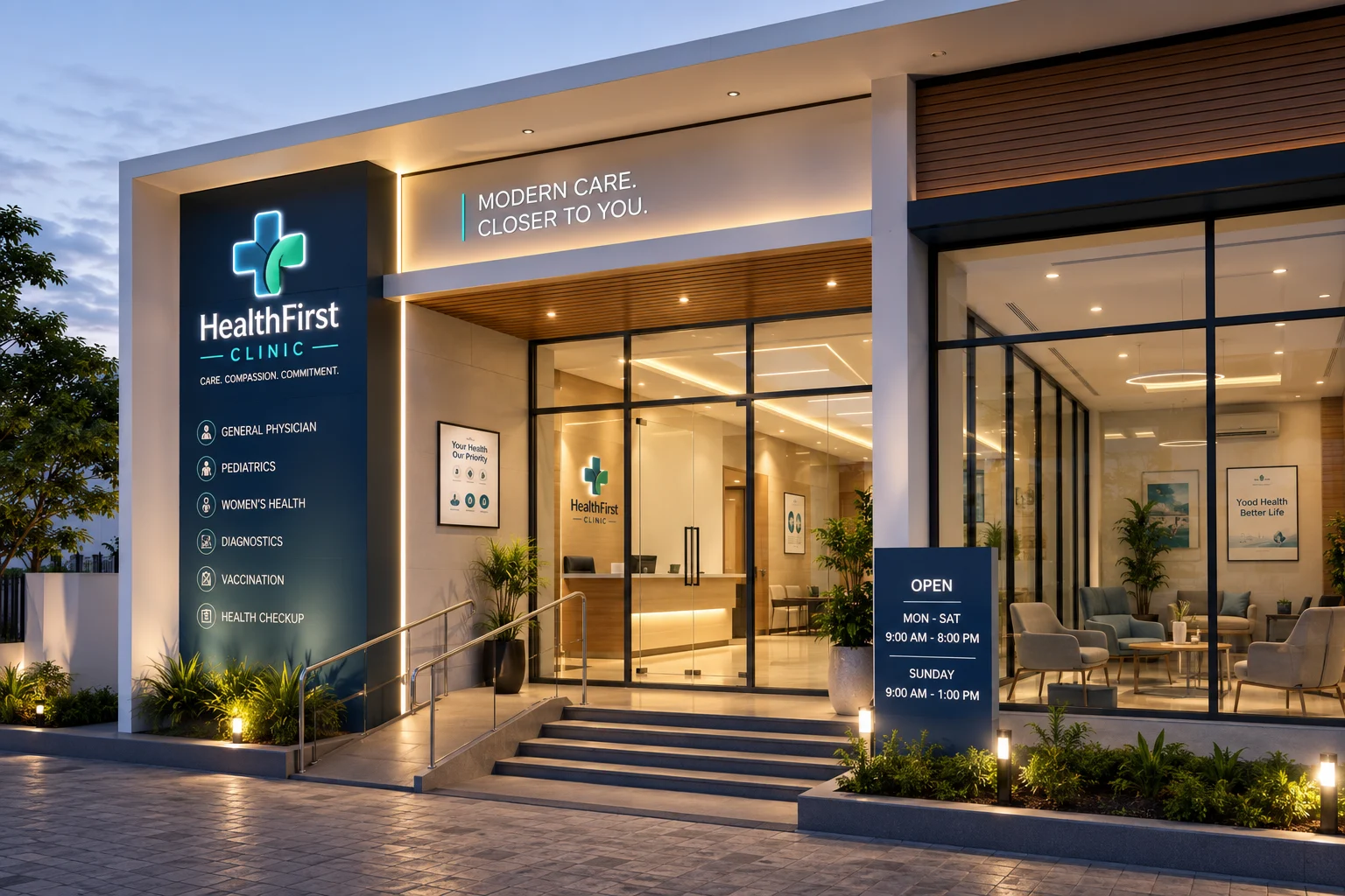Modern Clinic Website