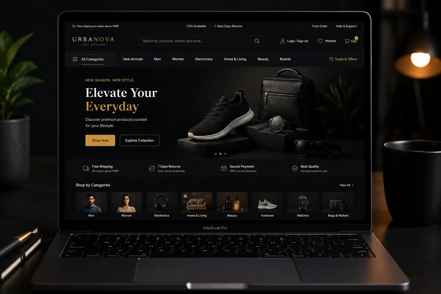 E-Commerce Website Development